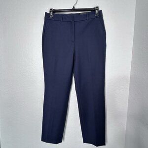 White House Black Market Elle Slim Ankle Pants Size 10 Blue NWT